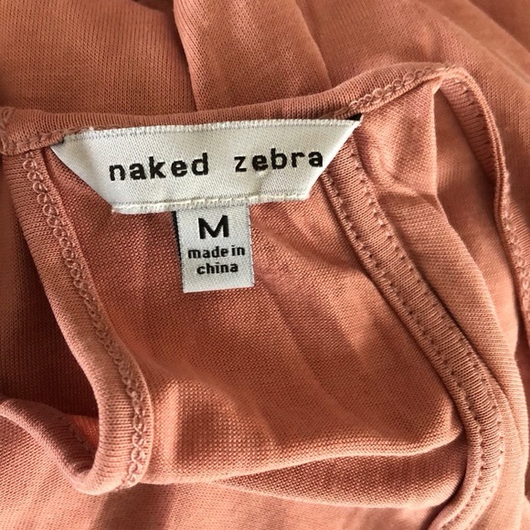 NAKED ZEBRA sleevesless dress in Pink - Picture 4 of 7